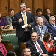 DUP leader Jeffery Donaldson pictured speaking in the House of Commons