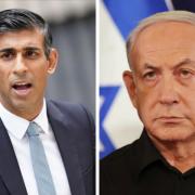 Rishi Sunak has called on Benjamin Netanyahu to alleviate suffering in Gaza