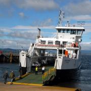 The ramp hinges on MV Loch Shira need to be replaced