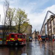 A fire on Gilmour Street sparked an emergency response