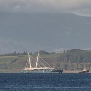 The structure is being towed from Holland to Glasgow