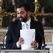 Humza Yousaf held a press conference in Bute House after ending the powersharing deal with the Greens