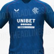 The leaked image of Rangers new kit