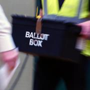 File photograph of a ballot box