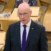 First Minister John Swinney apologised to the roughly 3000 Scottish victims of the infected blood scandal