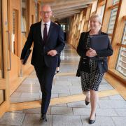 First Minister of Scotland John Swinney and Finance Secretary Shona Robison