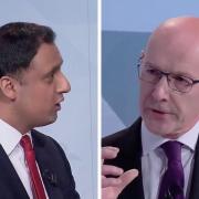 John Swinney and Anas Sarwar clashed during Monday night's STV leadership debate