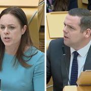 Deputy First Minister Kate Forbes and Scottish Tory leader Douglas Ross clashed at FMQs