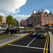 The works will see an upgraded road layout on the street