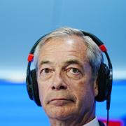 Reform UK leader Nigel Farage during LBC's, Nick Ferrari at Breakfast show at Global in Leicester Square, London