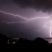 A yellow thunderstorm warning has been issued for parts of Scotland