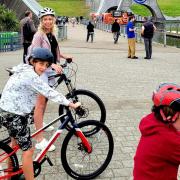 The route between the Falkirk Wheel and the Kelpies along the Forth & Clyde canal is recommended for families