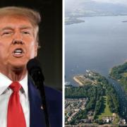Plans to develop on Loch Lomond at Balloch (location shown) could be as damaging as Donald Trump's golf course in Aberdeenshire, it has been claimed