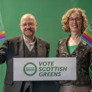 Patrick Harvie and Lorna Slater launched the Scottish Greens manifesto