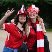 Denmark fans will be hoping for a victory over England on Thursday evening