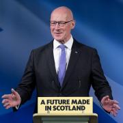 John Swinney's image was not dominant even after the SNP manifesto launch