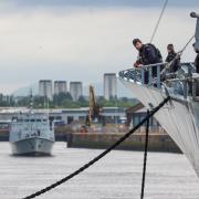 Warships have begun to arrive in Glasgow ahead of the annual Nato exercise