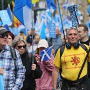 The annual All Under One Banner Bannockburn march took place on Saturday