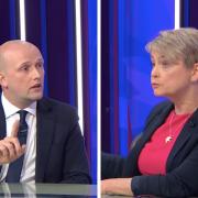 Stephen Flynn clashed with Yvette Cooper on Question Time