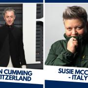 Alan Cumming will go head-to-head with Susie McCabe in the latest National sweepstake fixture