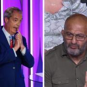 Audience members repeatedly took Nigel Farage to task over allegations of racism associated with his party