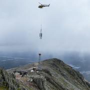 The mast, installed by Virgin Media O2, stands at 1108 metres above sea level at Glencoe Mountain Resort