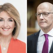 John Swinney clashed with Kaye Adams over 'constant interruptions'