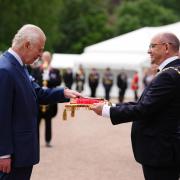King Charles receives the keys to the City of Edinburgh during Holyrood Week