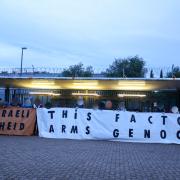 Activists blockaded the factory on Wednesday morning