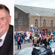 The Inverclyde provost is facing calls to resign following comments he made about an Orange walk