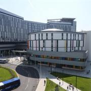 The man was rushed to Queen Elizabeth University Hospital in Glasgow
