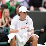 Alex De Minaur is out of Wimbledon (Zac Goodwin/PA)
