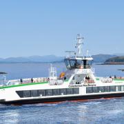 Artist's impression of the planned electric small CalMac ferries