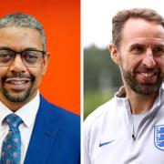 Welsh First Minister Vaughan Gething (left) and England manager Gareth Southgate both resigned on Tuesday