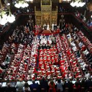 King Charles III reads the King's Speech in the House of Lords Chamber