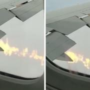 The AAIB has published a report after a flames seen from a plane's wing forced an emergency landing at Prestwick Airport