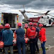 Lomond Mountain Rescue Team attended the scene