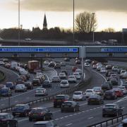 Part of the M8 near Glasgow closed following incident