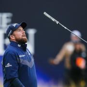 Shane Lowry looking dejected on the 18th