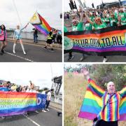 Thousands took to the streets of Glasgow dressed in rainbows