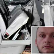Kurtis Taylor was arrested by Police Scotland officers on the M74 as he tried to sneak 10kg of cocaine over the Border