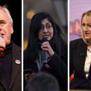 Left to right: John McDonnell, Zarah Sultana and  Rebecca Long-Bailey