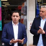 Blair McDougall (right) pictured with Scottish Labour leader Anas Sarwar