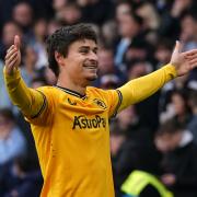 Wolverhampton Wanderers' Hugo Bueno celebrates