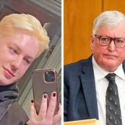 Jailed former SNP equalities officer Cameron Downing (left) and SNP MSP Fergus Ewing