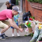 Local people in Southport have been leaving flowers at the site of the attack