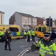 Violence erupted in Southport on Tuesday evening