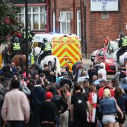 Eight people have been arrested following violent riots in Sunderland