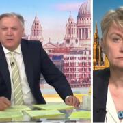 Ed Balls came under fire for being allowed to interview his wife and Home Secretary Yvette Cooper