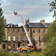 The fire broke out on Monday evening in Glasgow city centre